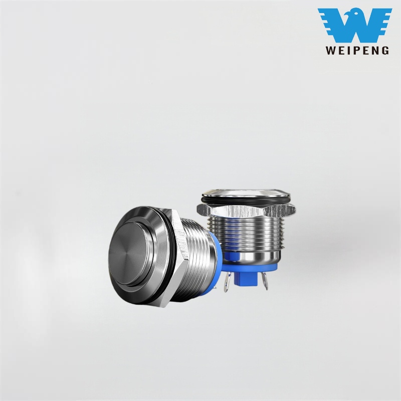 16/19mm Machine Start Metal Push Button Switch