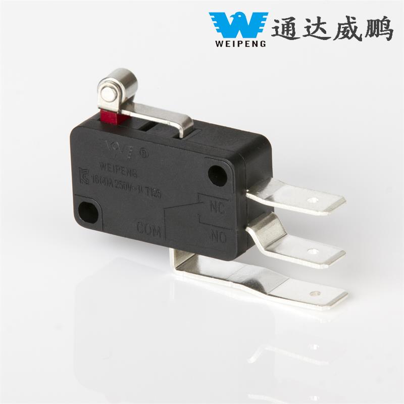 16A 3-Pin Self-Reset na Silver Contact Dustproof Industrial Equipment Micro Switch
