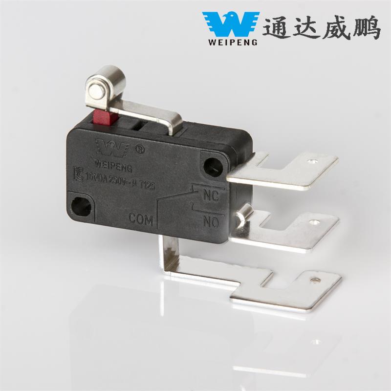 16A 3-Pin Self-Reset na Silver Contact Microwave Micro Switch