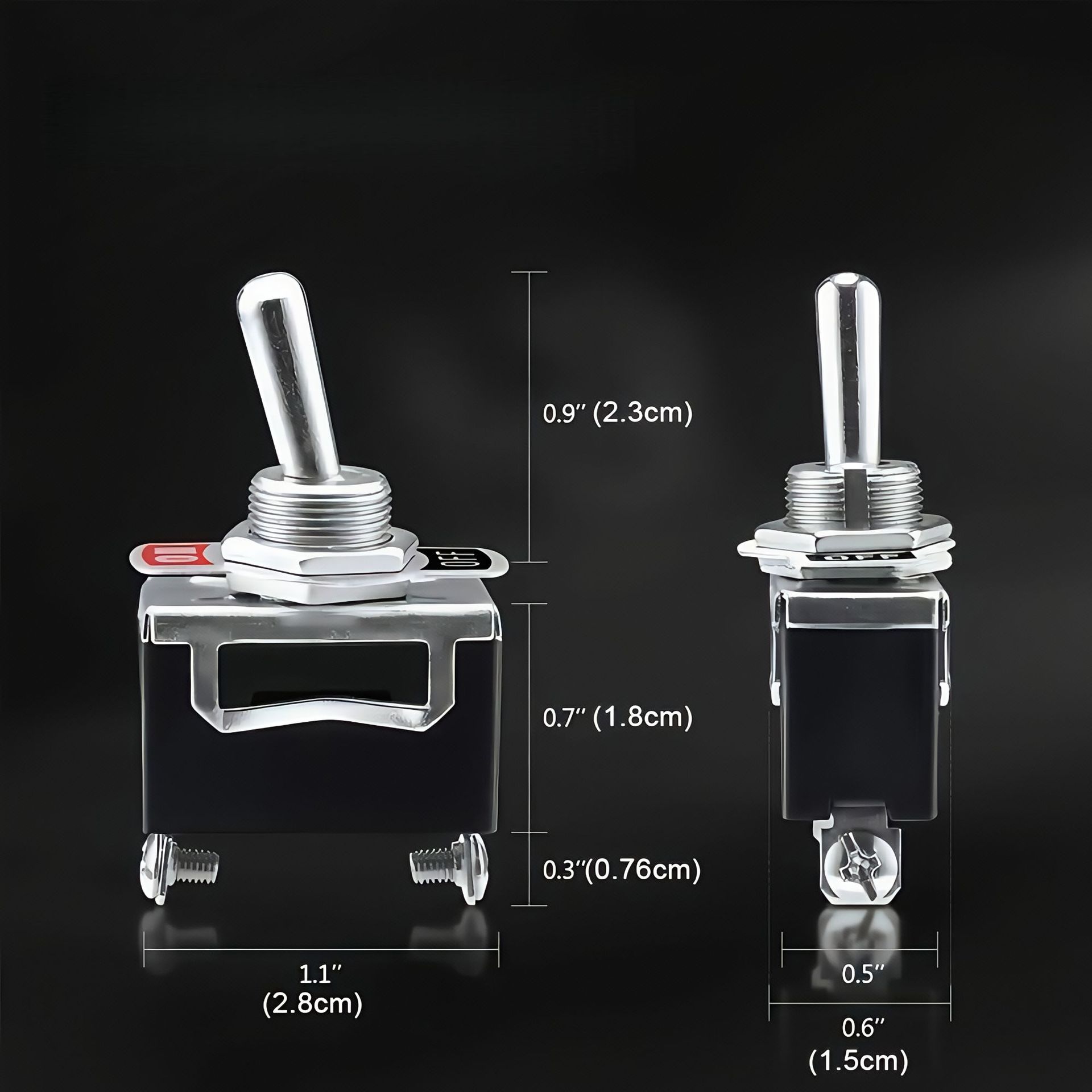 2-pin 2-posisyon push button switch