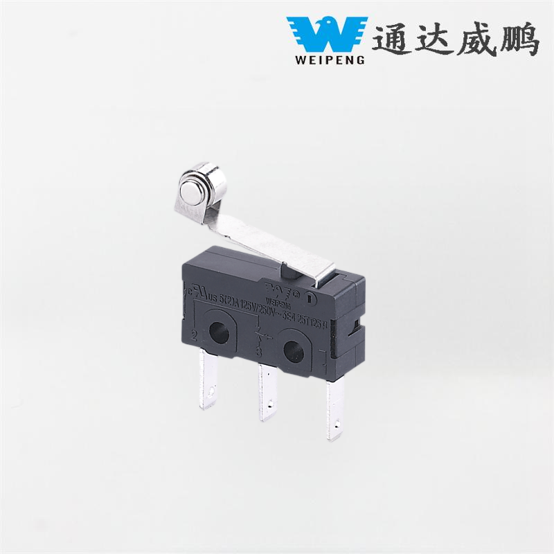 5A 125V/250V High-Temperature Resistant 3-Pin Micro Switch na may Roller para sa Industrial Equipment