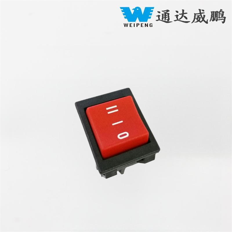 6-pin 3-posisyon dobleng pag-reset ng 16a high-kasalukuyang switch