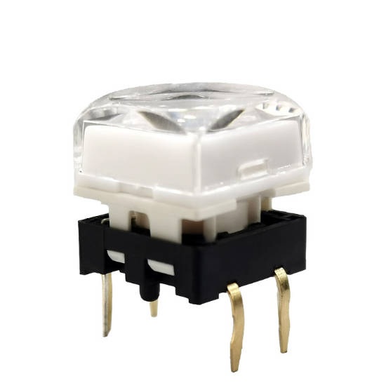 Crystal Cap Console na may Light Tactile Switch