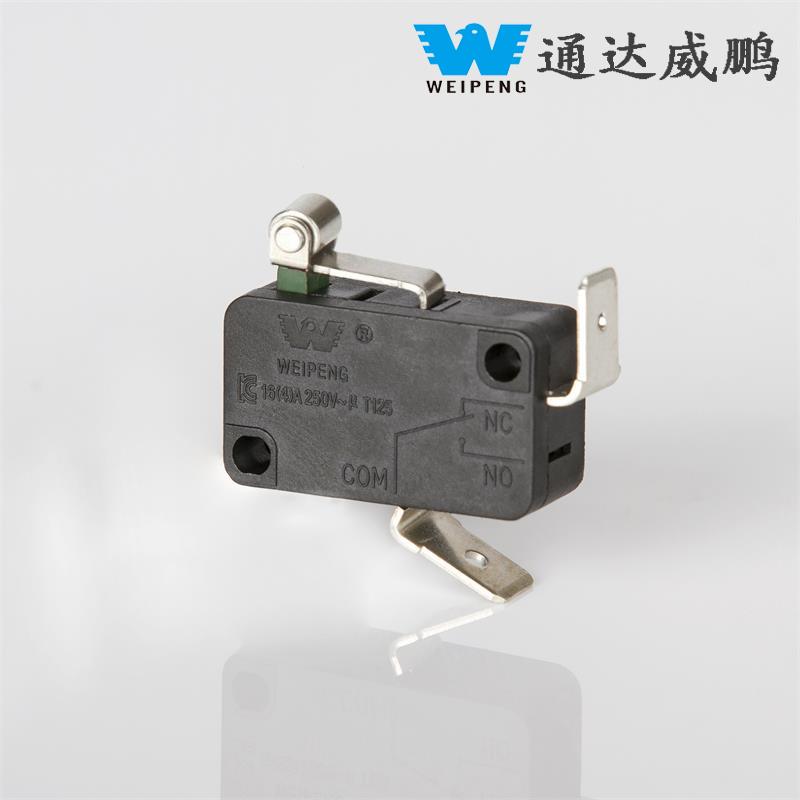 Factory Direct Sales 16A Micro Switch Short Lever Roller Travel Micro Switch
