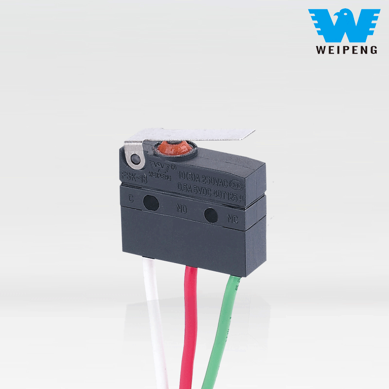 Fsk-18 Series IP67 Waterproof Micro Switch na may 20cm Lead Wire