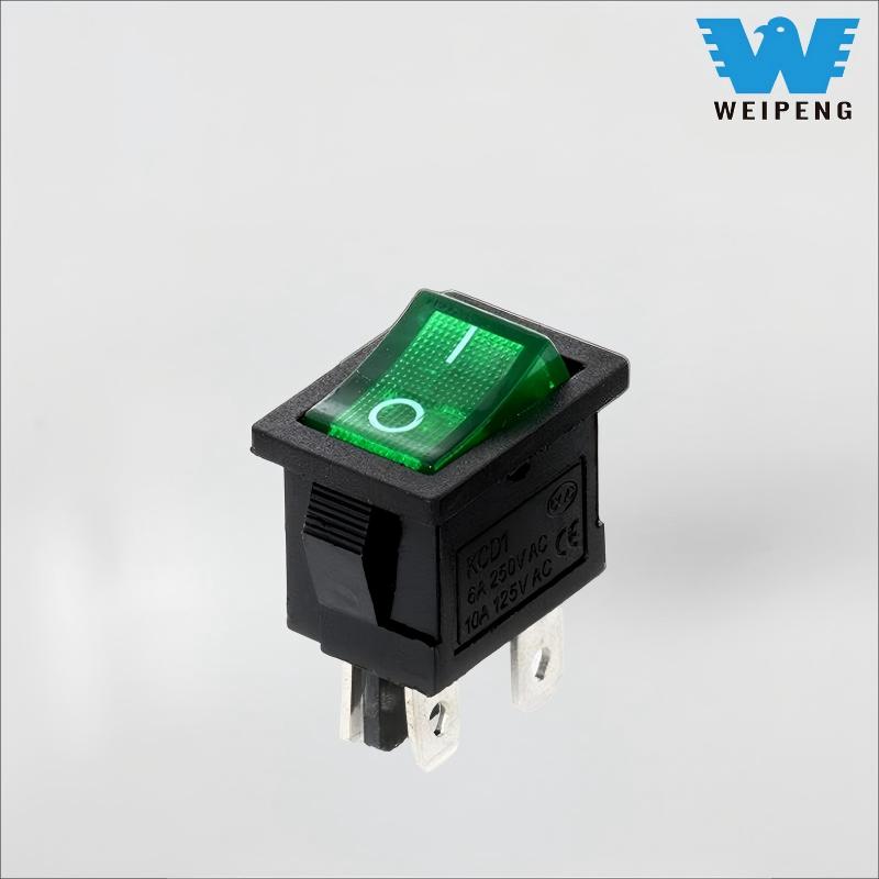 Kcd1 Boat-Shaped Switch Four-Pin Two-Position Rocker Switch