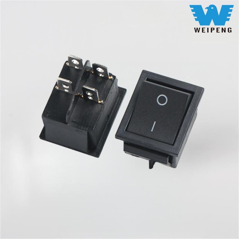 Kcd4 Boat-Type Rocker Switch 2-Posisyon Four-Terminal
