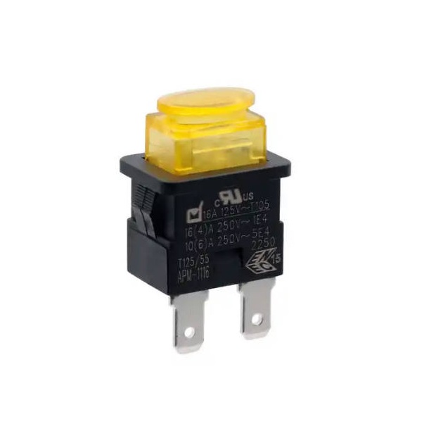 LED Push Button Switch na may Rubber Cap