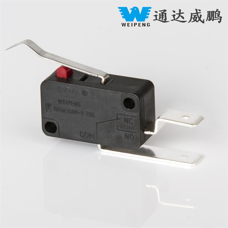 Normally Open 16A Silver Contact High Current Limit Micro Switch