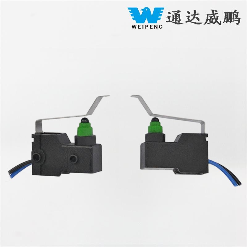 Side-exit micro switch na may pagpoposisyon pin