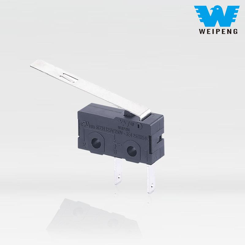 Maliit na Dustproof Two-Pin Reset Micro Switch