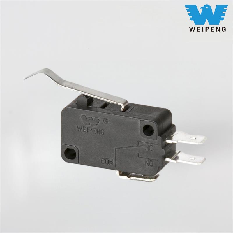 Three-Prong Solder Terminal Micro Switch para sa Mga Appliances sa Bahay
