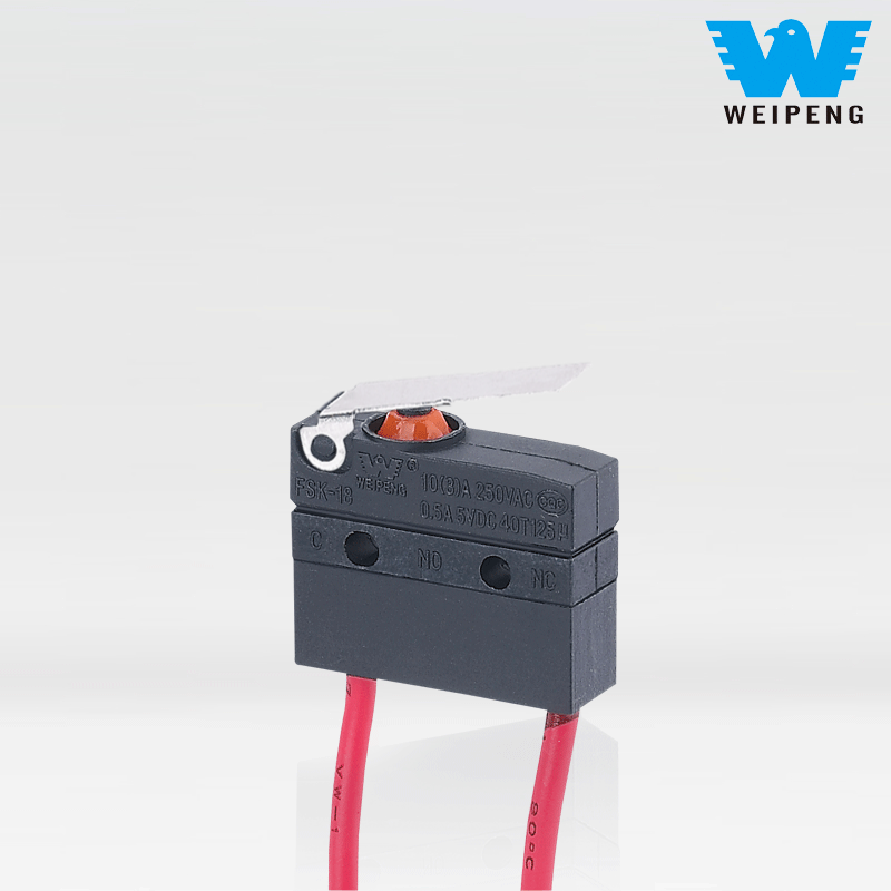 Waterproof Micro Switch na may mga Wire para sa Water Pump Motor