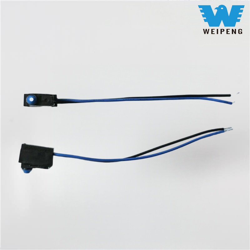 Ang hindi tinatagusan ng tubig na pin-type na push-button micro switch na may mga lead