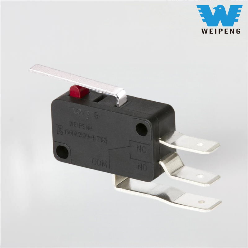 Weipeng 16A 250V Electronic Component Lever Micro Switch